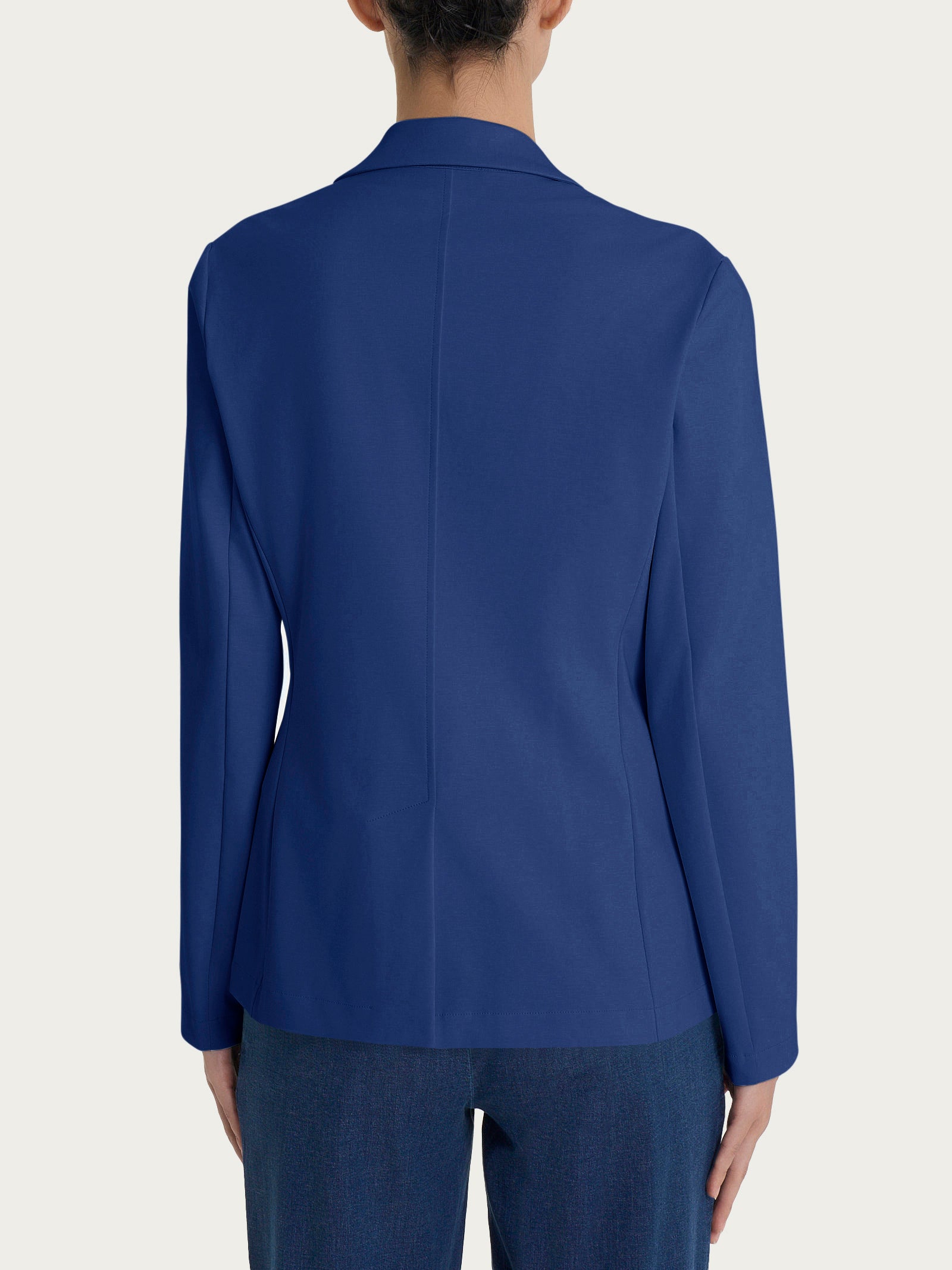 Blazer due bottoni in Compact Light Blu Donna - Ragno