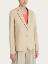 Blazer due bottoni in Compact Light Marroni Donna - Ragno