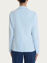 Blazer due bottoni in Compact Light Azzurri Donna - Ragno