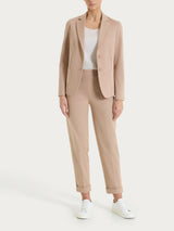 Blazer due bottoni in Compact Light Marroni Donna - Ragno