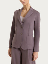 Blazer due bottoni in Compact Light Marroni Donna - Ragno