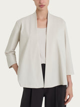 Cardigan aperto in Compact Light Bianchi Donna - Ragno