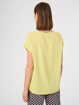 Blusa in twill di EcoSeta -  - Ragno