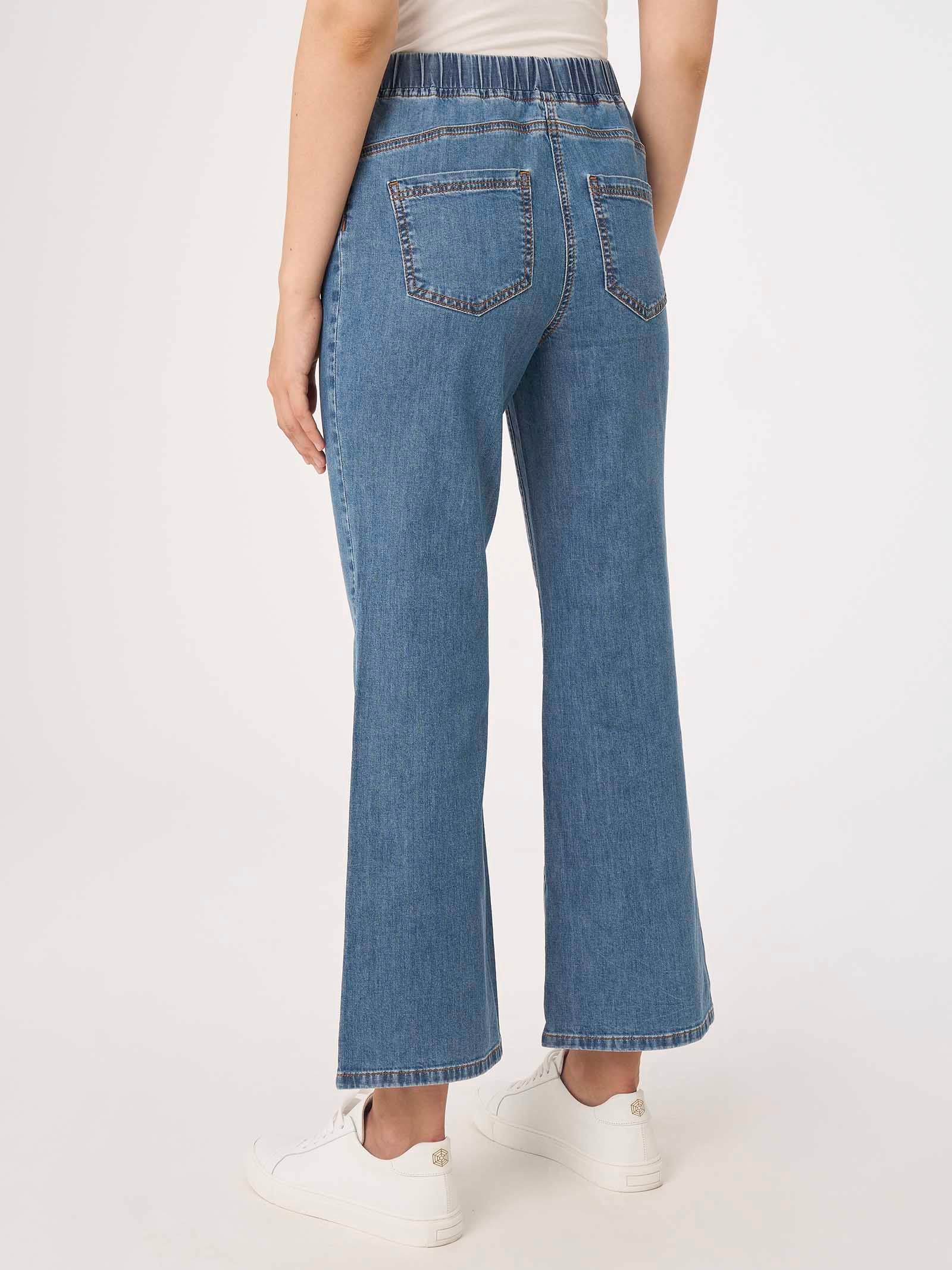 Jeans Flare in Denim Eco Cotton -  - Ragno