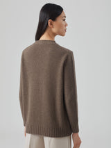 Pull girocollo con rombi in filato Eco Wool -  - Ragno