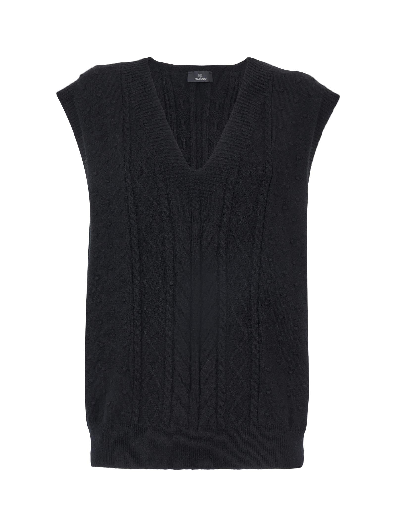 Gilet oversize in filato Super Soft -  - Ragno