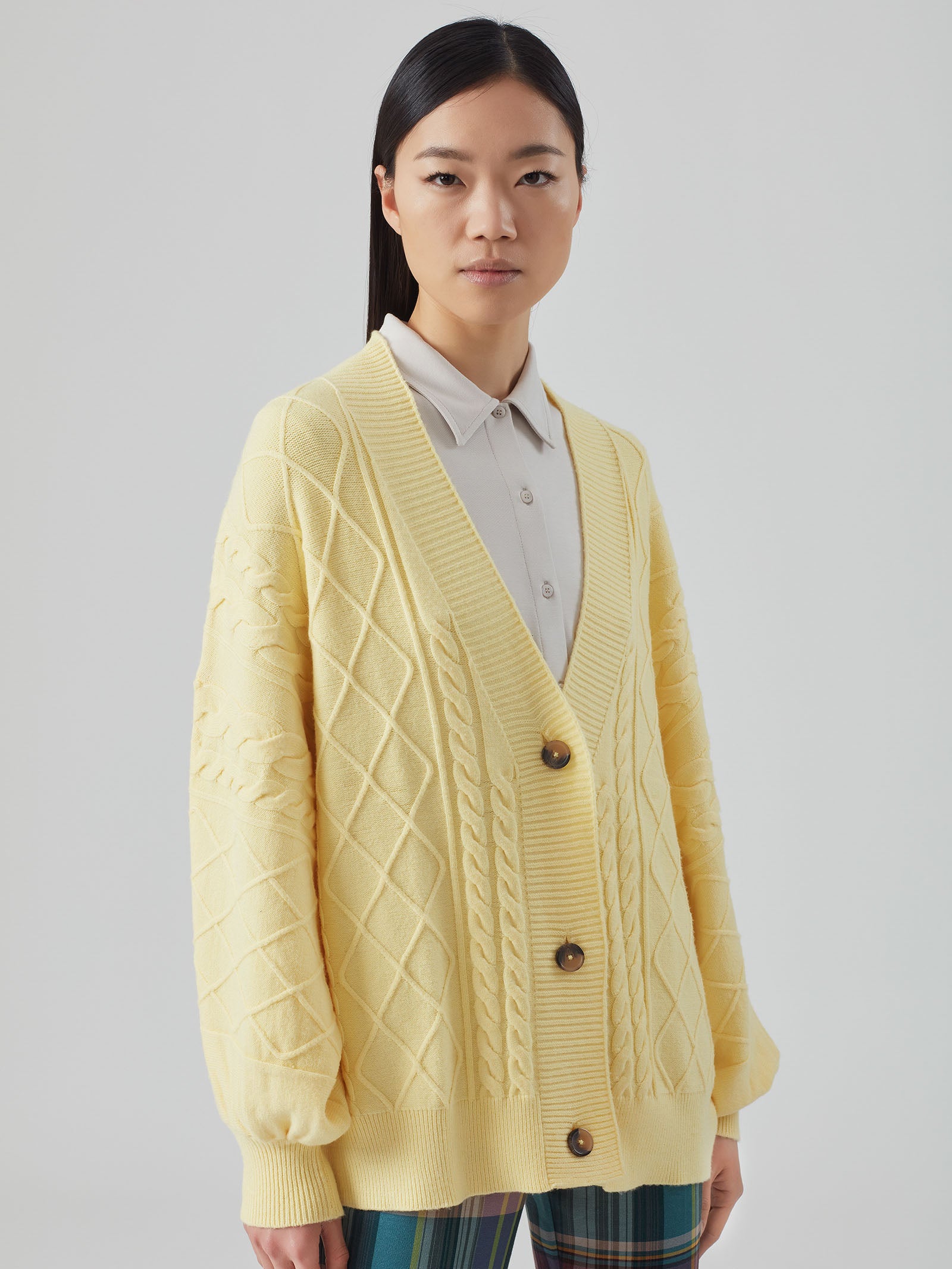 Cardigan oversize in filato Super Soft -  - Ragno