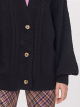 Cardigan oversize in filato Super Soft -  - Ragno