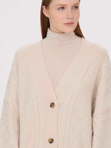 Cardigan oversize in filato Super Soft -  - Ragno