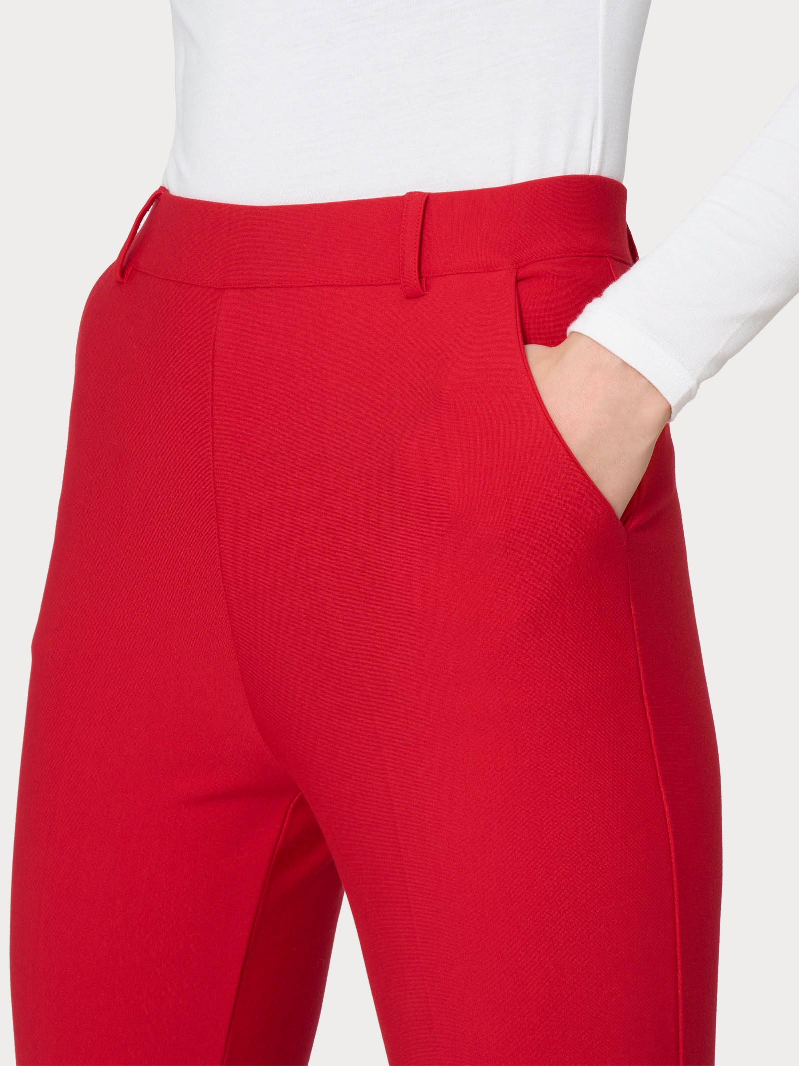 Pantalone chino slim con tasche in Compact -  - Ragno