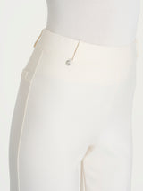 Pantalone ampio in Compact Bianchi Donna - Ragno