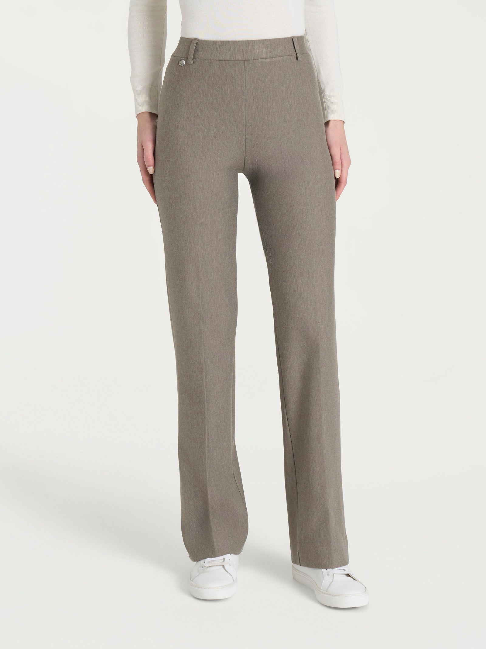 Pantalone ampio in Compact Grigi Donna - Ragno