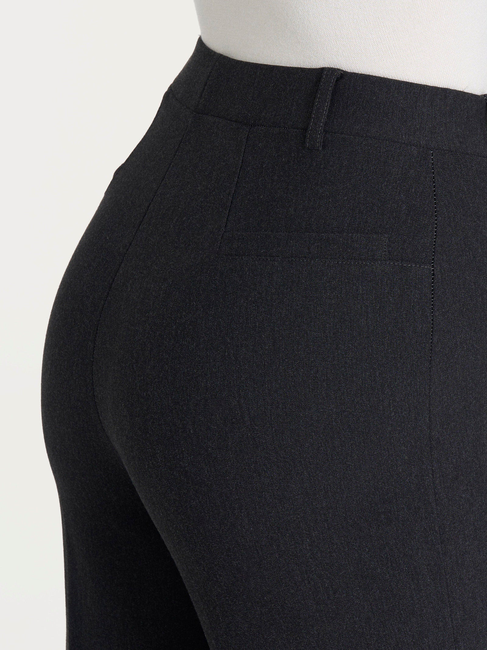 Pantalone ampio in Compact Neri Donna - Ragno