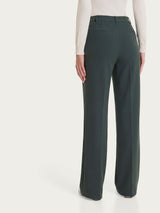 Pantalone ampio in Compact Grigi Donna - Ragno