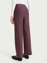 Women's Wide Pants in Compact Purple - Ragno