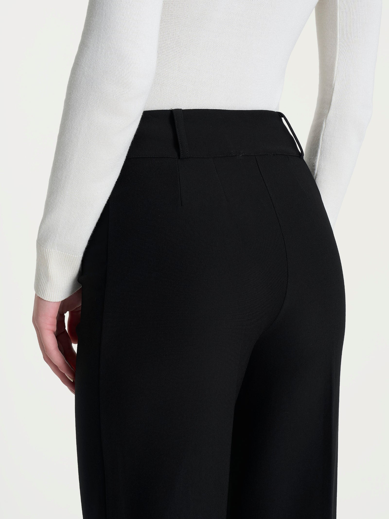 Pantalone a carota in Compact  Neri Donna - Ragno