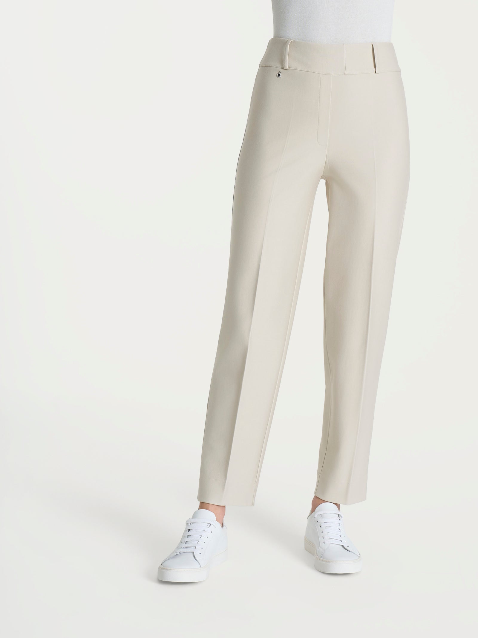 Pantalone a carota in Compact  Bianchi Donna - Ragno