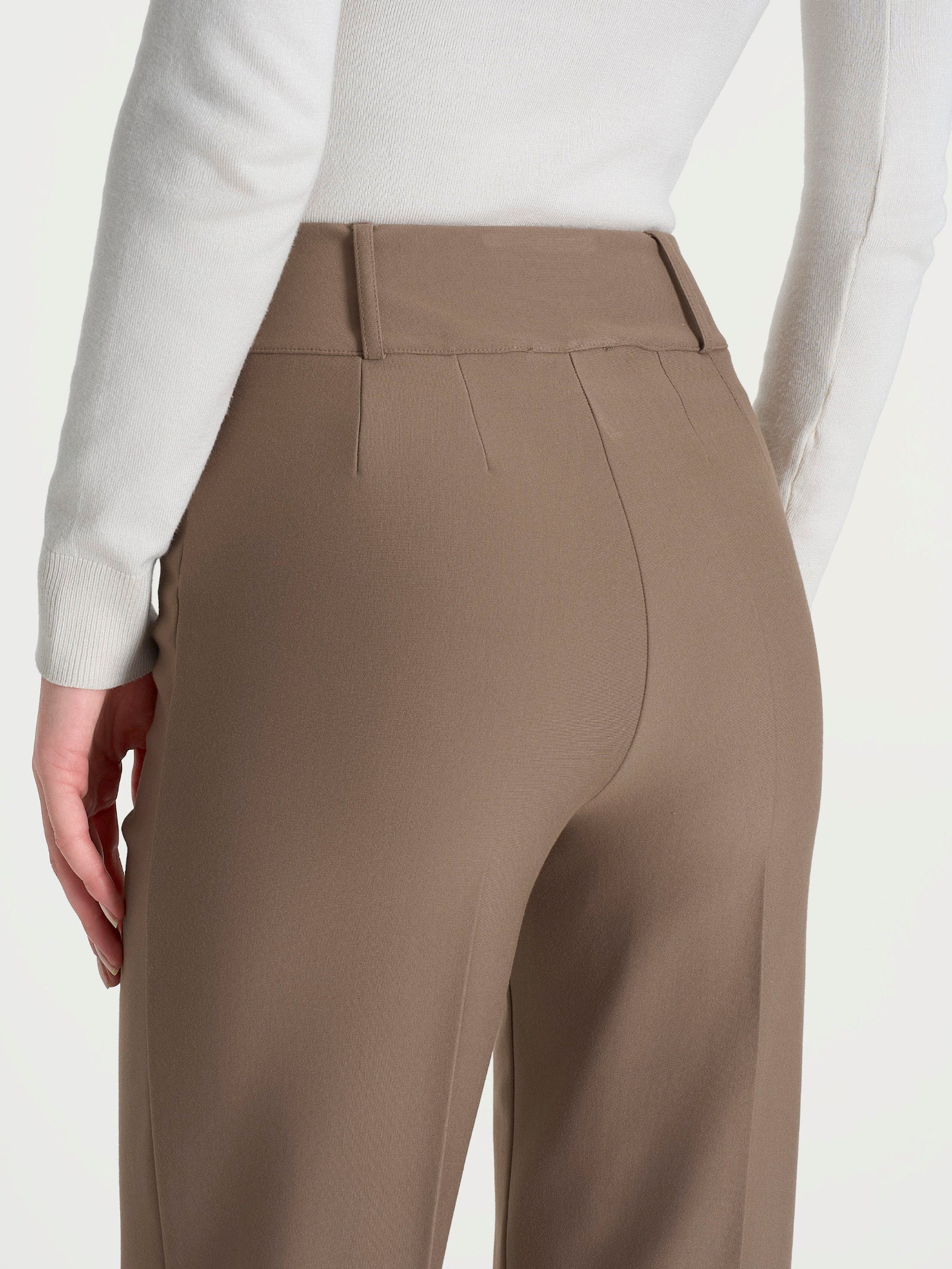 Pantalone a carota in Compact  Marroni Donna - Ragno