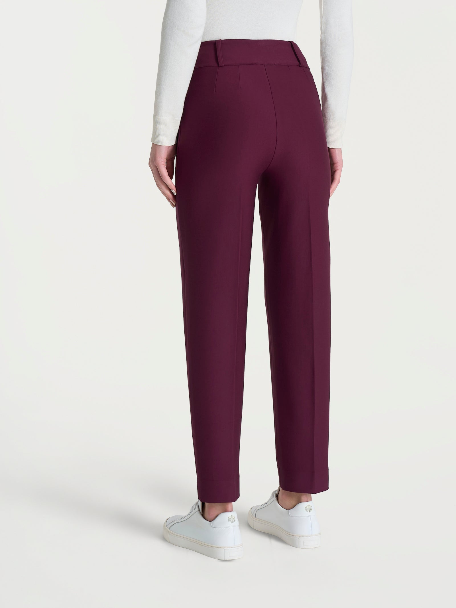 Pantalone a carota in Compact  Viola Donna - Ragno