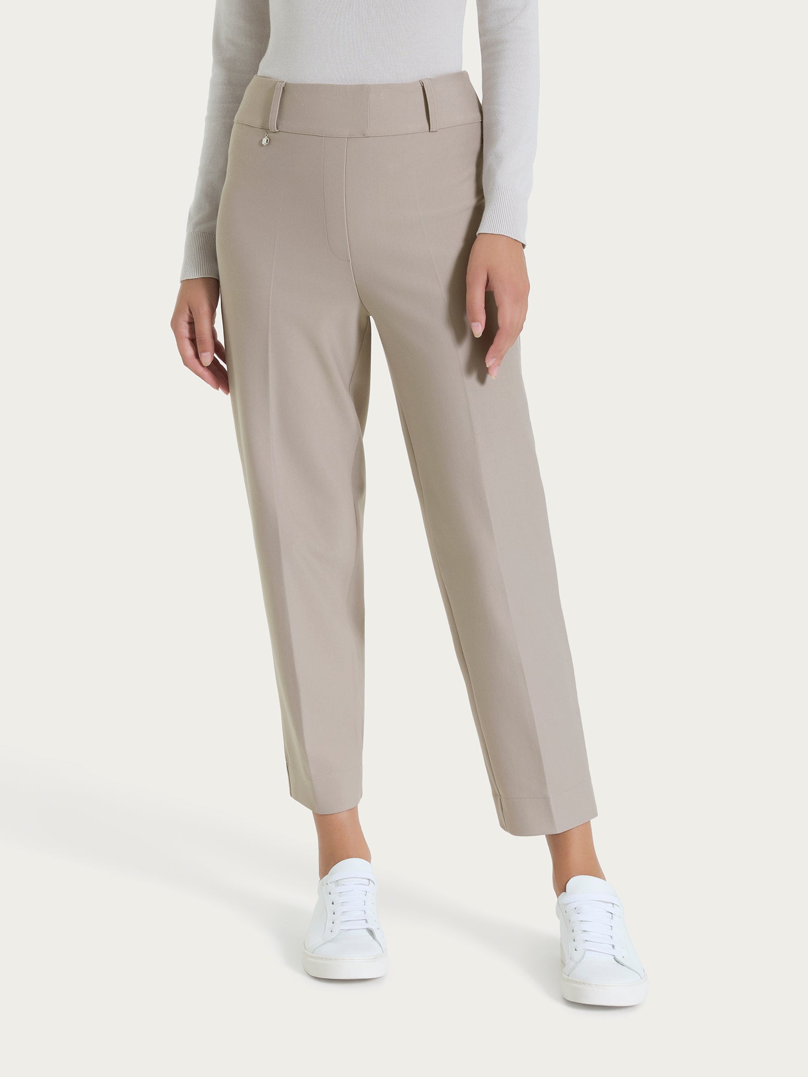 Pantalone a carota in Compact  Grigi Donna - Ragno