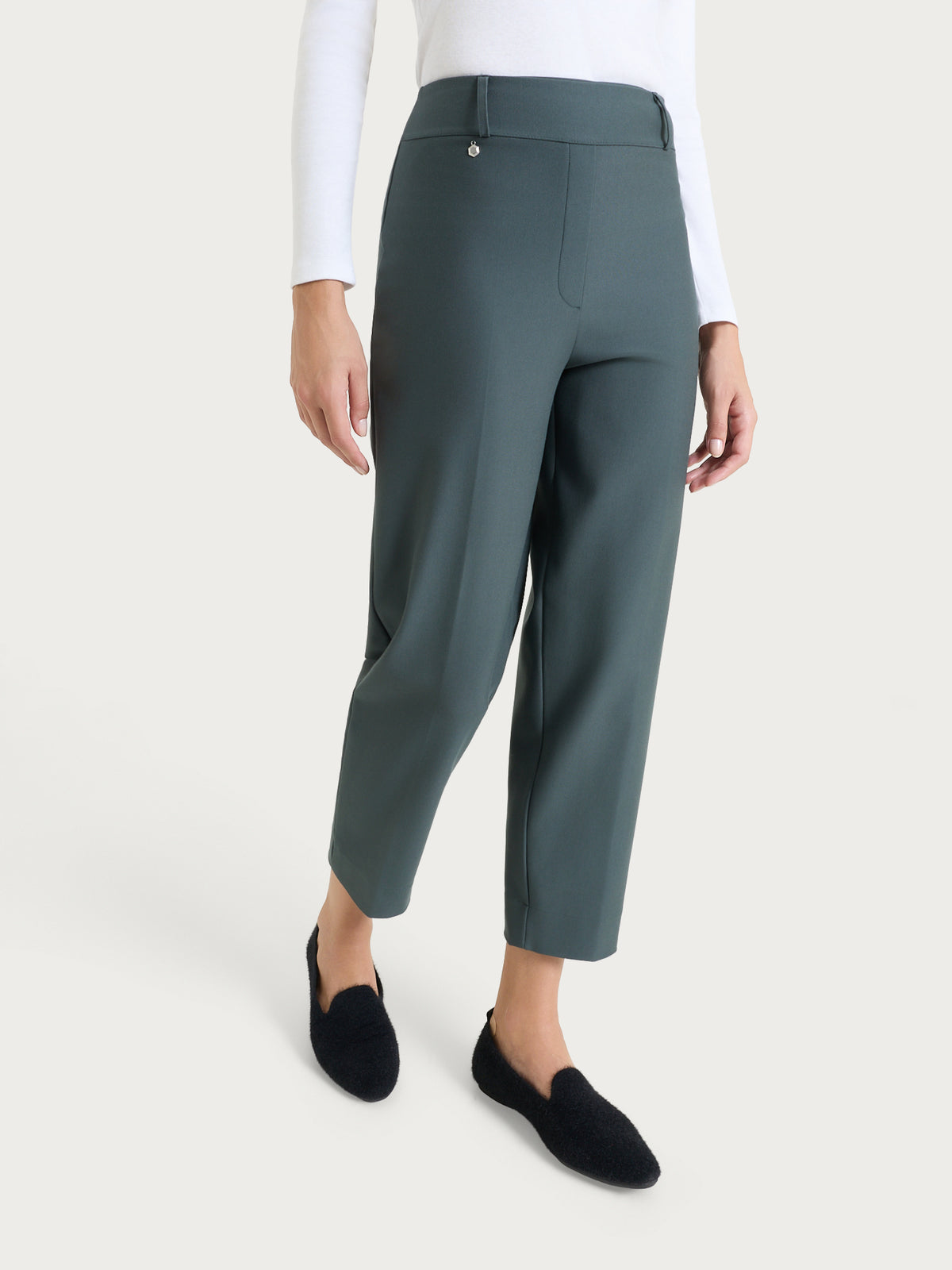 Pantalone a carota in Compact  Grigi Donna - Ragno