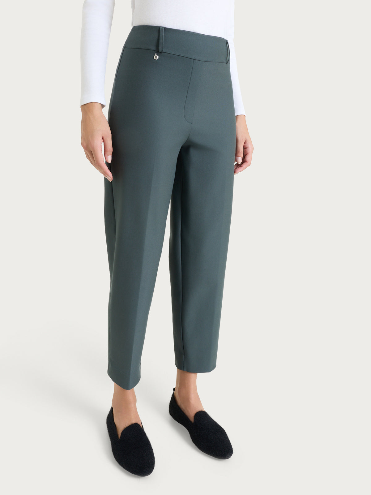 Pantalone a carota in Compact  Grigi Donna - Ragno