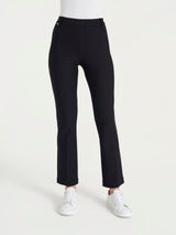 Pantalone flare alla caviglia in Compact Neri Donna - Ragno