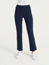 Pantalone flare alla caviglia in Compact Blu Donna - Ragno