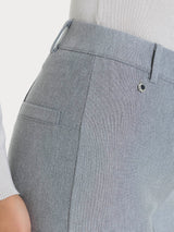 Pantalone flare alla caviglia in Compact Neri Donna - Ragno