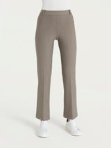 Pantalone flare alla caviglia in Compact Grigi Donna - Ragno