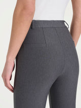 Pantalone flare alla caviglia in Compact Neri Donna - Ragno