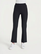 Pantalone flare alla caviglia in Compact Neri Donna - Ragno