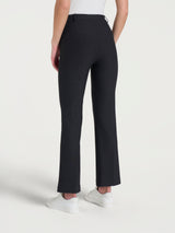 Pantalone flare alla caviglia in Compact Neri Donna - Ragno