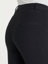 Pantalone flare alla caviglia in Compact Neri Donna - Ragno