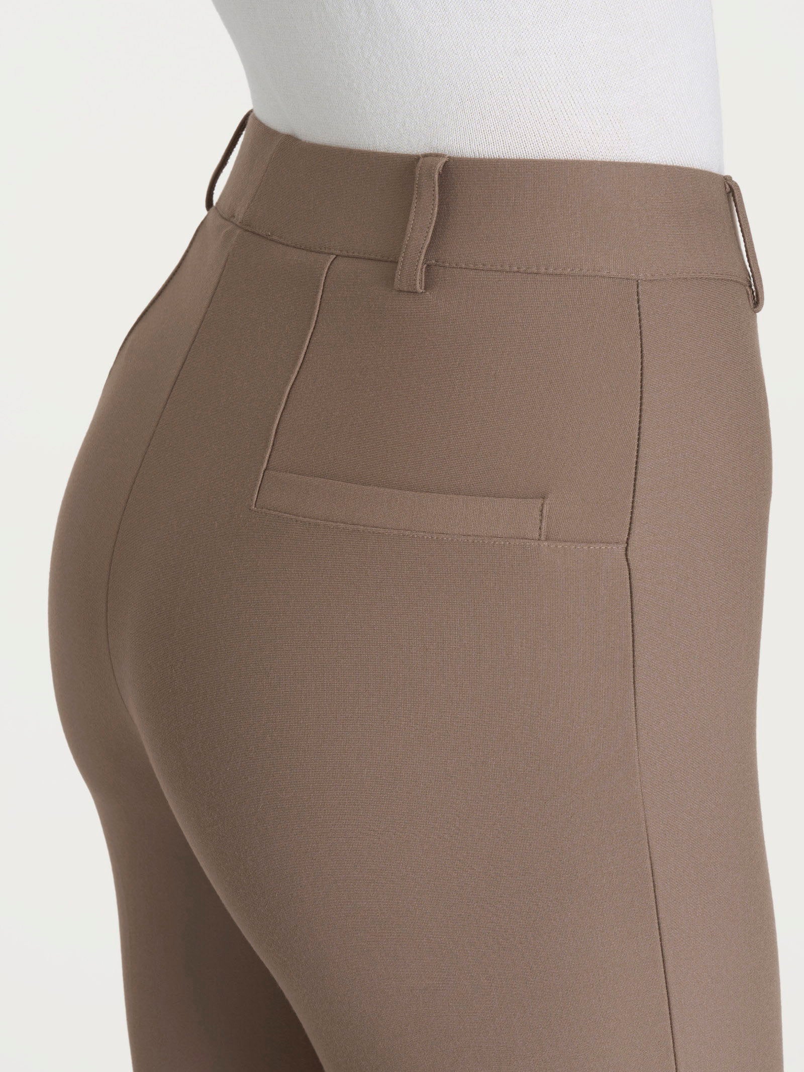 Cropped Flare pants in Compact - Pine Bark Ragno Cropped Flare pants in Compact - Pine Bark Ragno