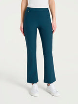 Pantalone flare alla caviglia in Compact Blu Donna - Ragno