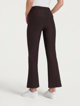 Pantalone flare alla caviglia in Compact Marroni Donna - Ragno