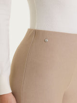 Pantalone a sigaretta con spacchetti in Compact Grigi Donna - Ragno