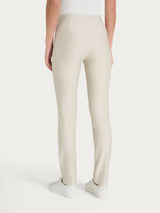 Pantalone a sigaretta con spacchetti in Compact Bianchi Donna - Ragno