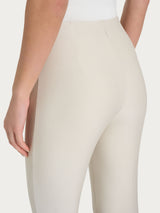 Pantalone a sigaretta con spacchetti in Compact Bianchi Donna - Ragno