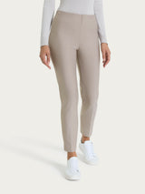 Pantalone a sigaretta con spacchetti in Compact Grigi Donna - Ragno
