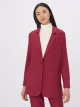 Blazer destrutturato in in Eco Techno Fleece -  - Ragno