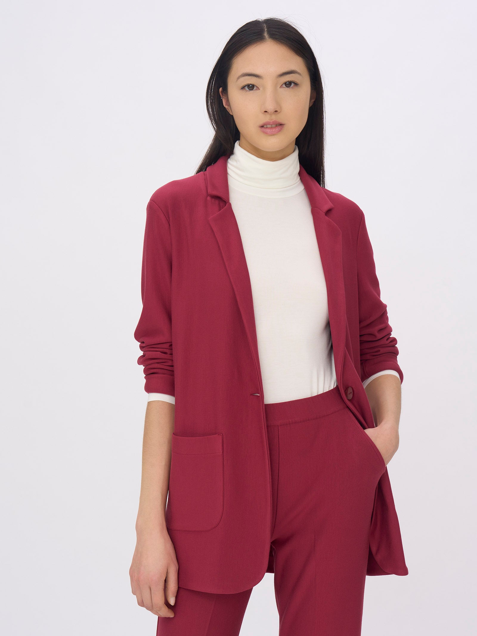 Blazer destrutturato in in Eco Techno Fleece -  - Ragno