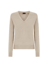 Maglia scollo a V in Cashmere Blend -  - Ragno