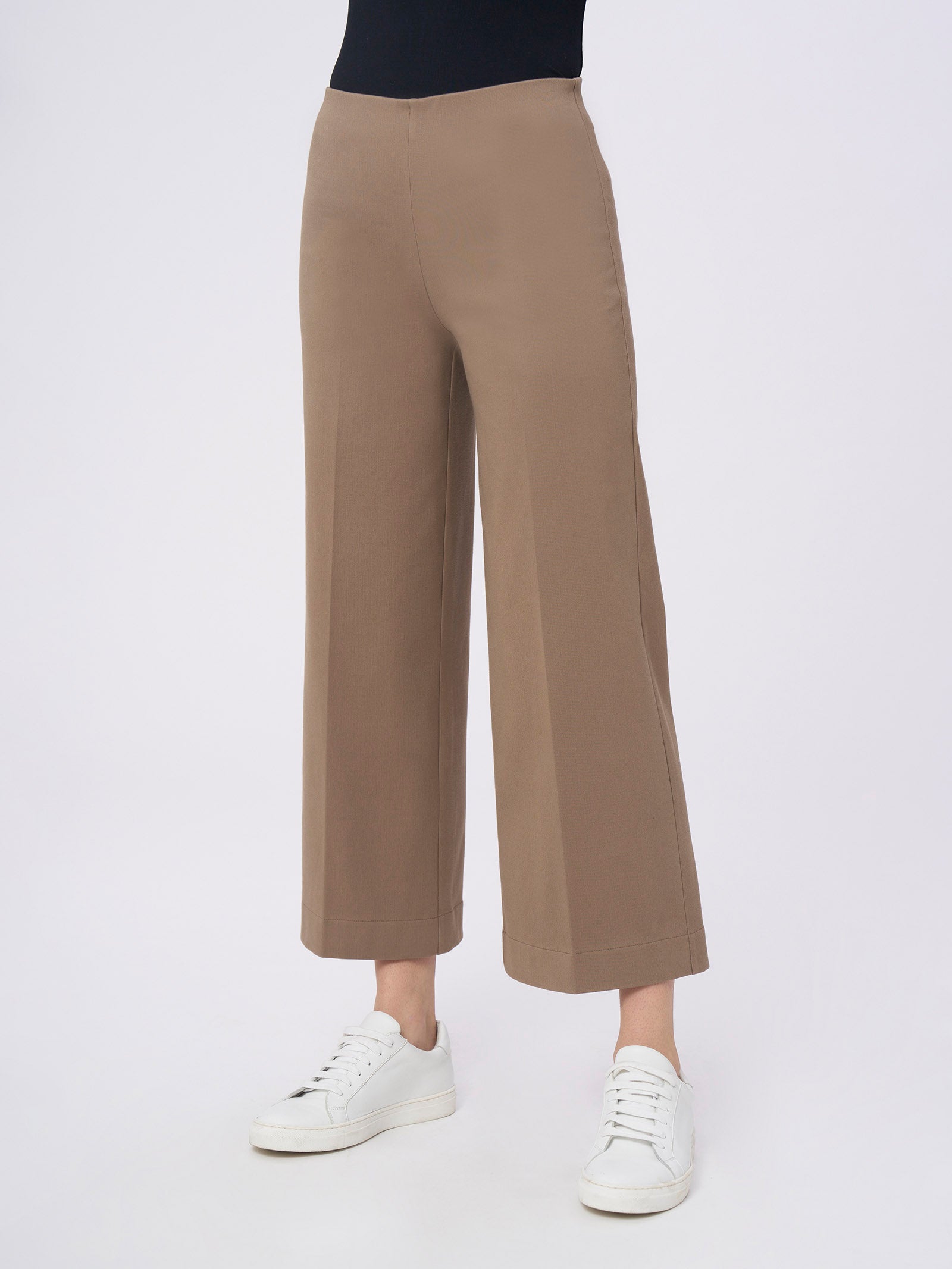 Pantalone cropped in tessuto Satin Power Velvet -  - Ragno