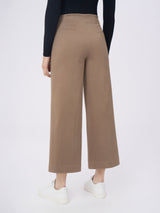 Pantalone cropped in tessuto Satin Power Velvet -  - Ragno