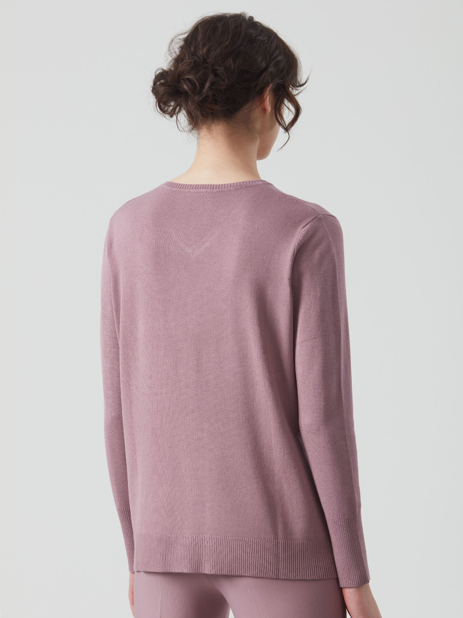 Maglia scollo a V in Cotton Silk -  - Ragno