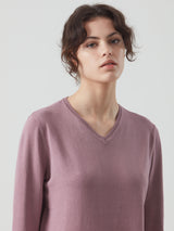 Maglia scollo a V in Cotton Silk -  - Ragno