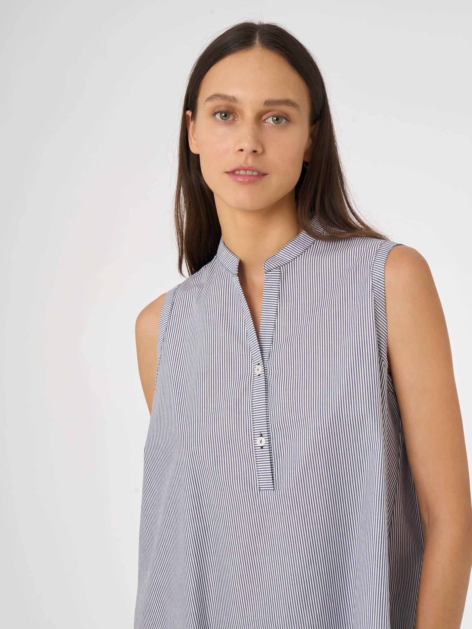 Camicia da notte a spalla larga in puro Cotone  -  - Ragno