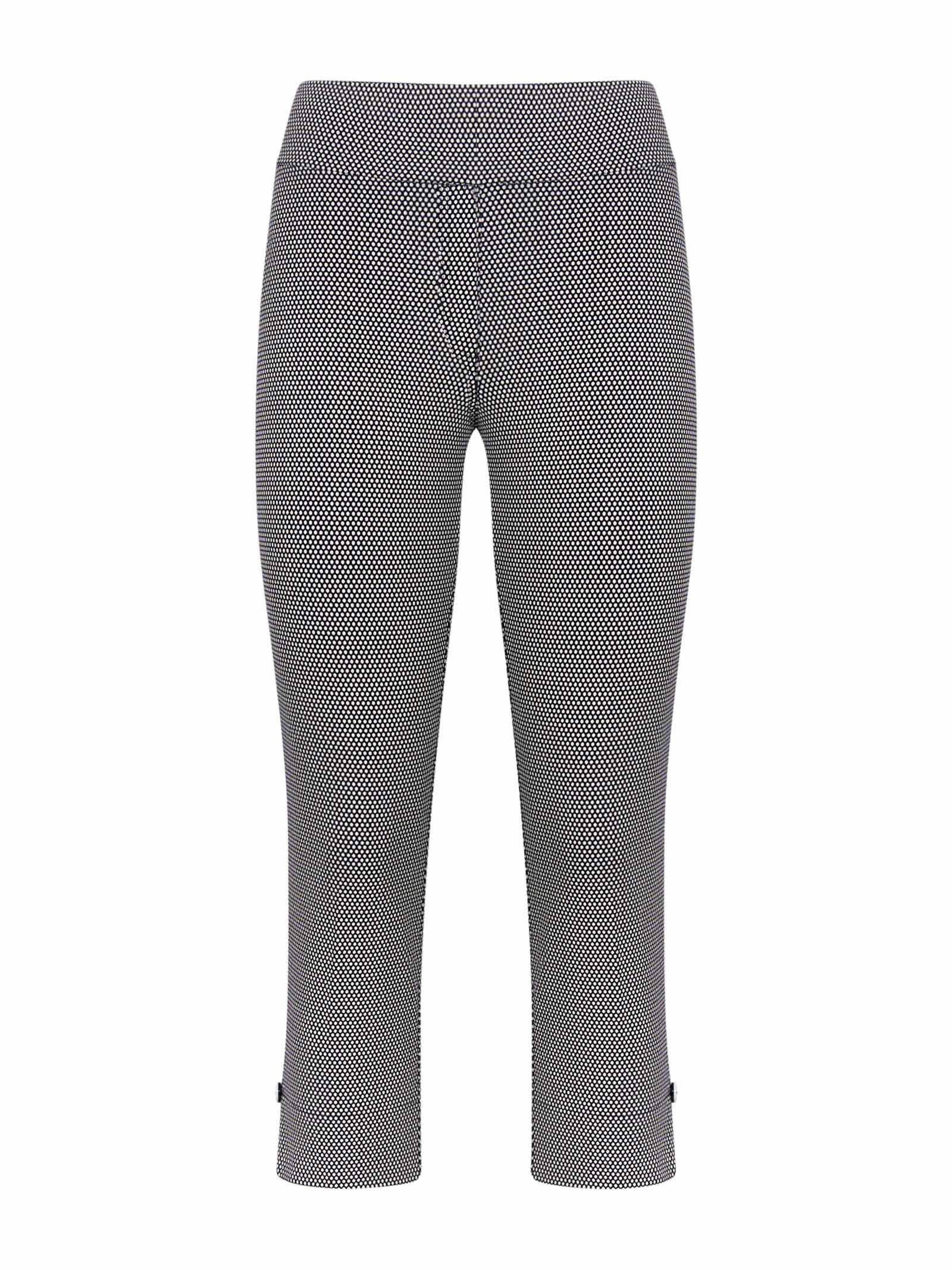 Pantalone capri in maglia denim a pois -  - Ragno